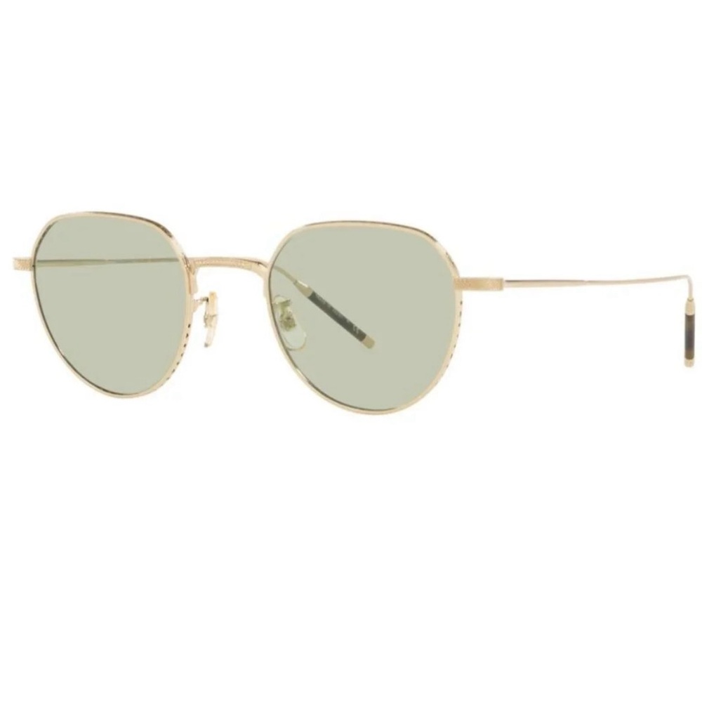 Oliver People Eyeglass Frames TK-4 OV1298T 5311 47 Brushed Gold/Green